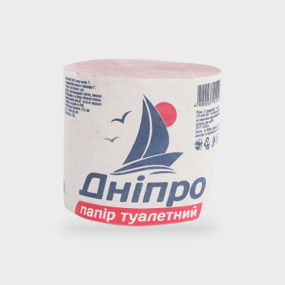  Зображення Папір туалетний «Дніпро» 