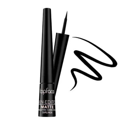  Зображення TopFace Підводка для очей Matte Carbon Black Dipliner 