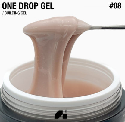  Зображення Гель для нарощування "One Drop Gel" 30г №08 - sun kissed 