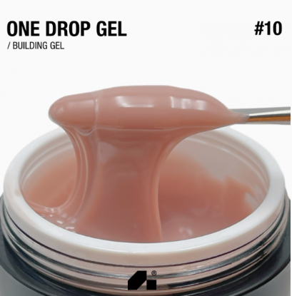  Зображення Гель для нарощування "One Drop Gel" 30г №10 - brown sugar 