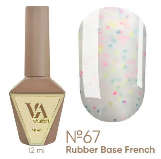  Зображення Valeri Rubber Base French, 12ml №067 