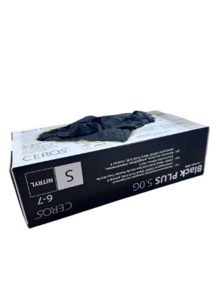  Зображення Перчатки Ceros Black PLUS 5.0г S (повреждённая уп.) 