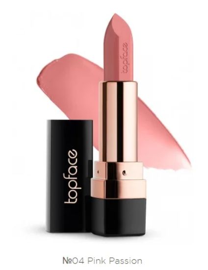  Зображення TopFace Помада для губ InstyleCreamy Lipstik 4g 004 Pink Passion 