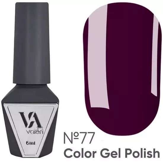  Зображення Гель лак Valeri Color,6ml №077 