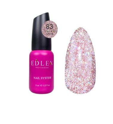  Зображення Edlen Cover base Flash 9ml №83 