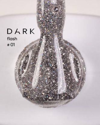  Зображення Dark Gel Polish Flash 01, 10ml 