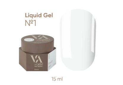  Зображення Valeri NEW Liquid Gel, 15ml №01 