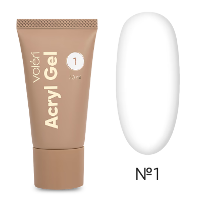  Зображення Valeri NEW Acryl Gel.30ml №01 