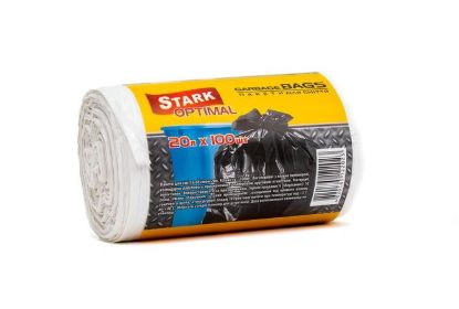  Зображення Сміттєві пакети Stark optimal 20л (100шт) білі 