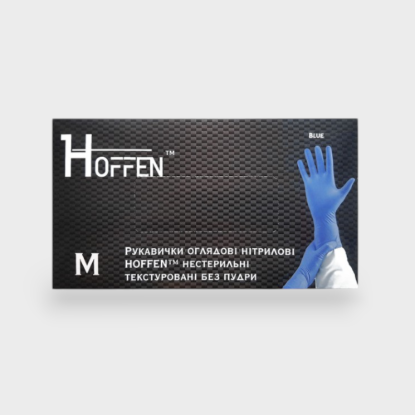  Зображення Перчатки HOFFEN Голубые M 3,5г 