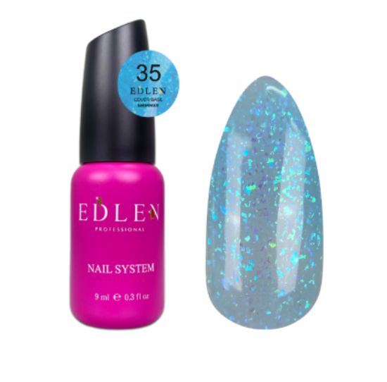  Зображення Edlen Cover base Shimmer 9ml №35 