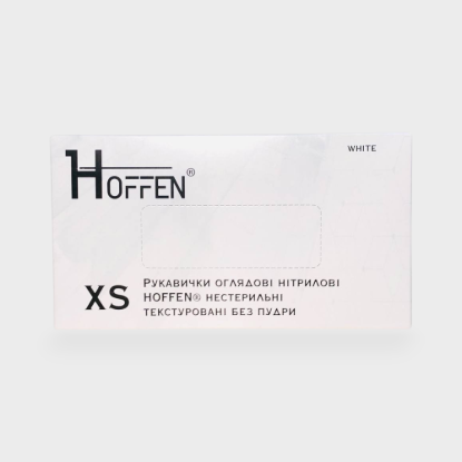  Зображення Рукавички HOFFEN Білі XS 3,5г 