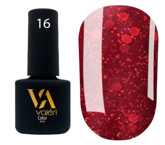  Зображення Гель-лак Vaлерi №016, 6ml 