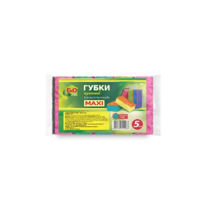  Зображення Губка кухонна EkOplus Maxi 5 шт (2283) 