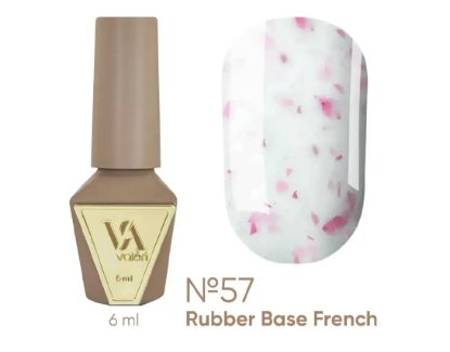  Зображення Valeri Rubber Base French, 6ml №057 