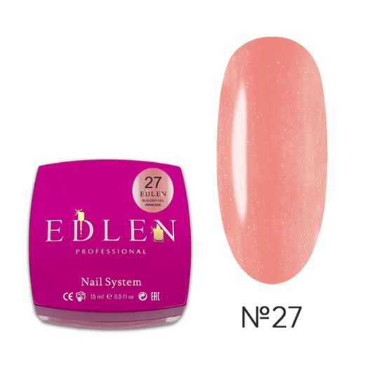  Зображення EDLEN Builder Gel Princess 15ml №27 