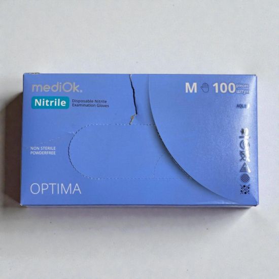  Зображення Рукавички MediOK Optima M (пошкоджена упаковка) 