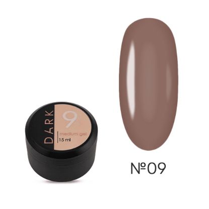  Зображення DARK Medium Gel №09, 15ml 