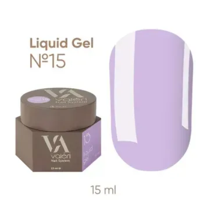  Зображення Valeri NEW Liquid Gel, 15ml №15 