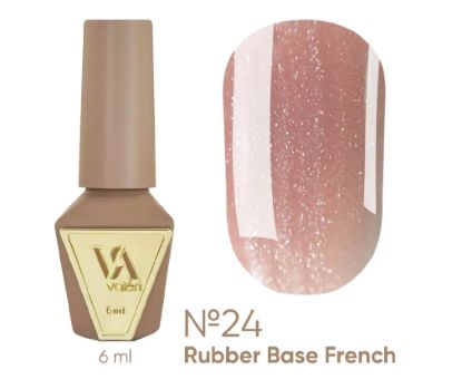  Зображення Valeri Rubber Base French, 6ml №024 