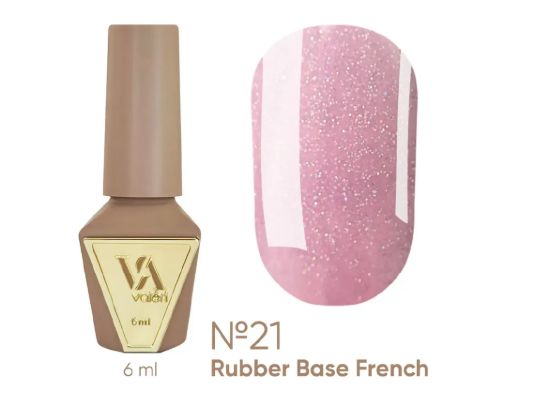  Зображення Valeri Rubber Base French, 6ml №021 