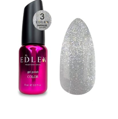  Зображення Edlen Гель лак Impress Cat Eye 9ml №3 