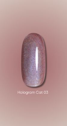  Зображення Гель лак Dark Hologram Cat 03, 6ml 