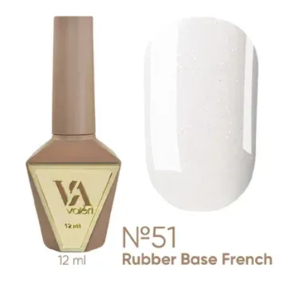  Зображення Valeri Rubber Base French, 12ml №051 