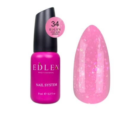  Зображення Edlen Cover base Shimmer 9ml №34 