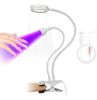  Зображення Лампа 2в1 Clip-on UV/LED(прищіпка) Біла 