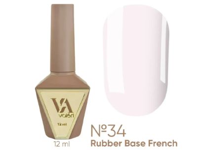  Зображення Valeri Rubber Base French, 12ml №034 