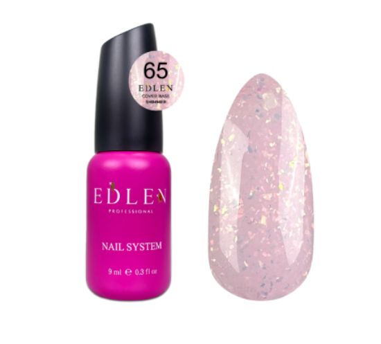  Зображення Edlen Cover base Shimmer 9ml №65 