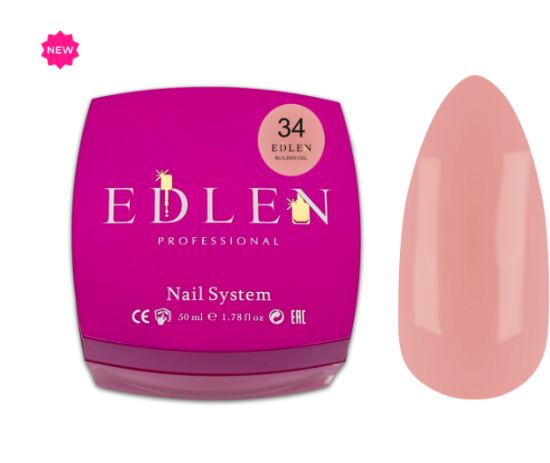  Зображення EDLEN Builder Gel Office 30ml №34 