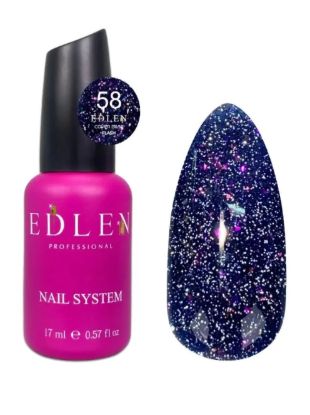  Зображення Edlen Cover base Flash 9ml №58 