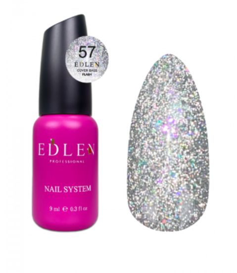  Зображення Edlen Cover base Flash 9ml №57 