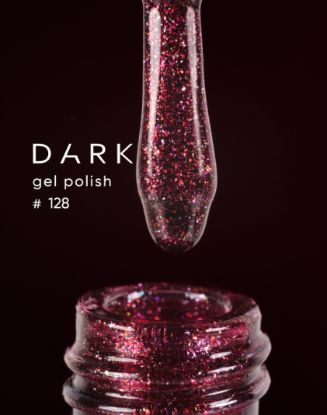  Зображення Гель лак 10ml Dark 128 