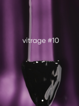  Зображення Dark Gel Polish Vitrage 10, 6ml 