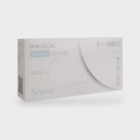  Зображення Перчатки MediOK WHITE S 