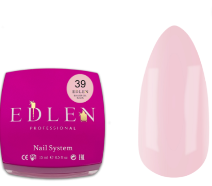  Зображення EDLEN Builder Gel Butterfly 15ml №39 