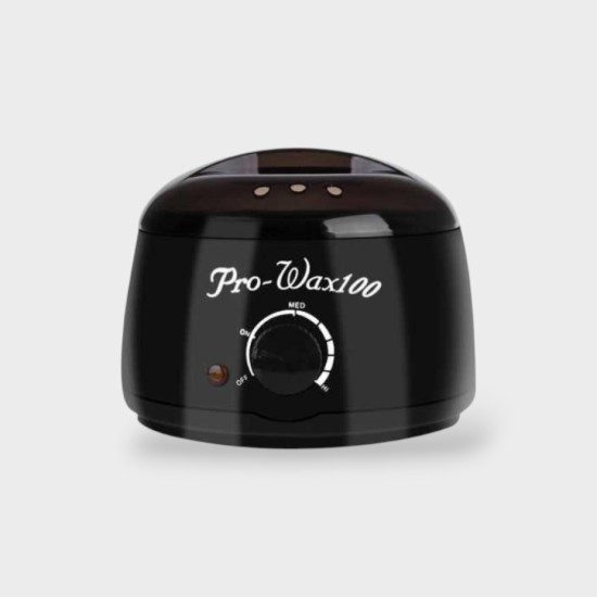  Зображення Воскоплав банковий з терморегулятором PRO-WAX 100 Black для воску в гранулах та таблетках на 400 мл 