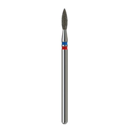 Зображення Фреза алмазна Полум'я 0,23 (blue + red) Premium 