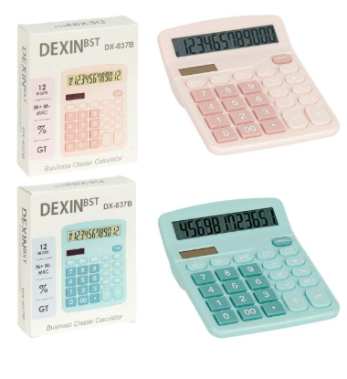  Зображення Калькулятор цветной DX-837B 