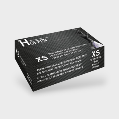  Зображення Перчатки HOFFEN Чорні XS 3,5г 