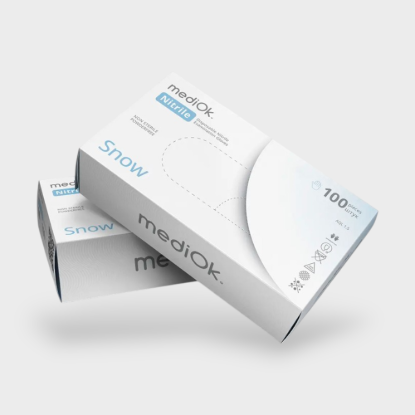  Зображення Перчатки MediOK WHITE XS 