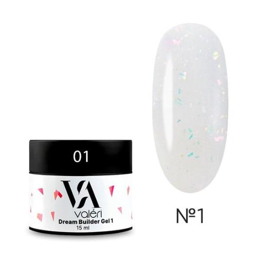  Зображення Valeri Dream Builder Gel 15ml №001 