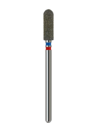  Зображення Фреза алмазна Циліндр 040 (blue + red) Premium 