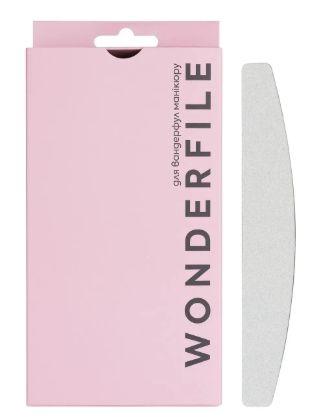  Зображення Абразиви для пилки на піні півмісяць Wonderfile 162*24 100гр (50)шт 