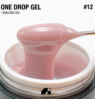  Зображення Гель для нарощування "One Drop Gel" 30г №12 - brandy rose 