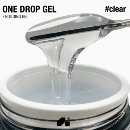  Зображення Гель для нарощування "One Drop Gel" 30г - clear 