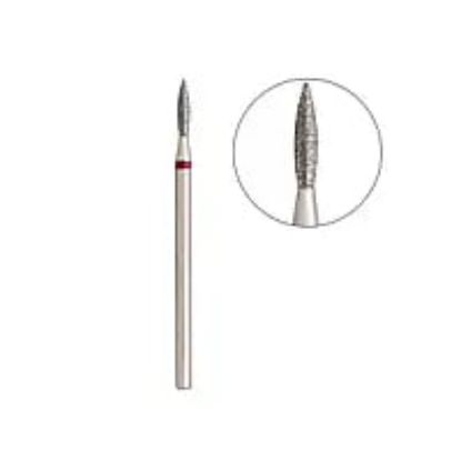 Зображення Фреза Пламя ((XL)) 018 красная - 10mm 